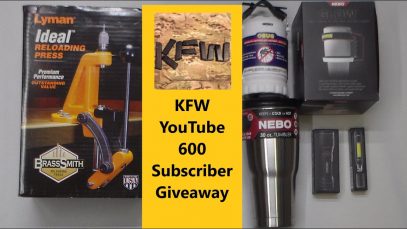 KFW YouTube 600 Subscriber Giveaway