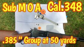 Sub MOA 348 loads for the 71 Winchester lever action Using Quality Cartridge