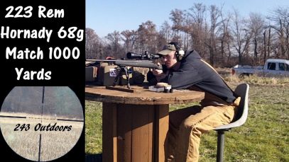 223 Rem; Hornady 68g Match 1000 Yards