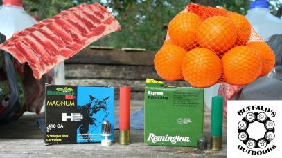 .410 slugs – Brenneke vs Remington vs Meat Target