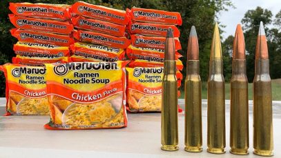 50 BMG vs Ramen Noodles