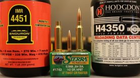 6.5 Creedmoor – 142gr Sierra Match King with H4350 & IMR4451