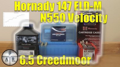 6.5 Creedmoor – 147 ELD-M with VihtaVuori N550 Velocity Test