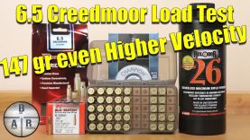 6.5 Creedmoor – Trying for higher velocities with Hornady 147 gr ELD-M with Alliant Reloder 26