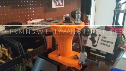 Depriming with the Lyman 8 Turret Press