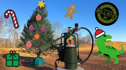 Flamethrower vs Christmas Tree