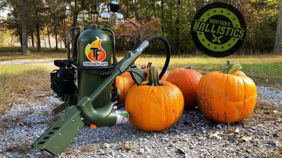 Flamethrower vs Pumpkins