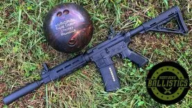 Full Auto AR-15 vs Bowling Ball (Full Auto Friday)