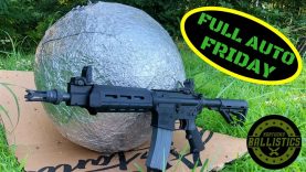 Full Auto AR-15 vs Giant Aluminum Foil Ball (Full Auto Friday)