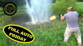 Full Auto AR-15 vs Pond (Full Auto Friday)