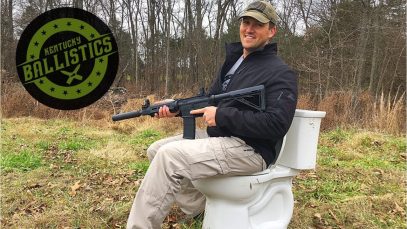 Full Auto AR-15 vs Toilet (Full Auto Friday)