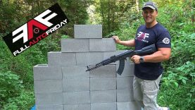 Full Auto Friday! AK-47 vs Cinder Block Wall! ⛏?