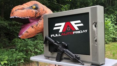 Full Auto Friday! AR-15 vs Tube TV ?