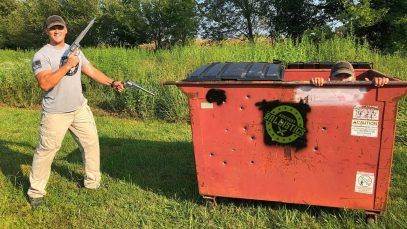Guns vs Dumpster