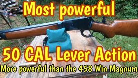 Most powerful Lever action, 300 gr Barnes bullet vs 500 gr Woodleigh