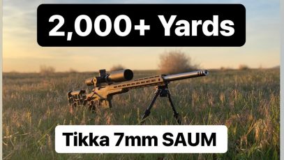 My New Long Range Record Shot! 2,000+ Yards! Tikka 7mm SAUM