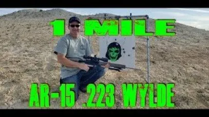 One mile Zombie with an AR15. What??!!