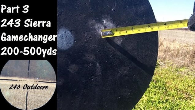 Part 3: 243 90g Sierra Gamechanger 200-500 Yards