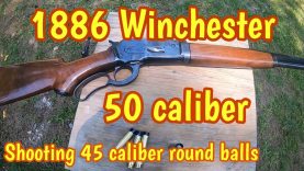 Round ball load /1886 Winchester caliber 50-110