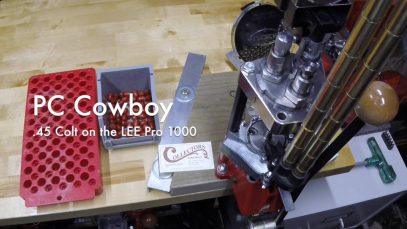 WCChapin | PC Cowboy – 45 Colt on the LEE Pro 1000