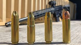 Big Bore AR-15s vs Pine Board Box!