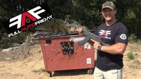 Full Auto Friday! AK-47 & AR-15 vs Dumpster ? 7 Full Auto Friday! AK-47 & AR-15 vs Dumpster ?