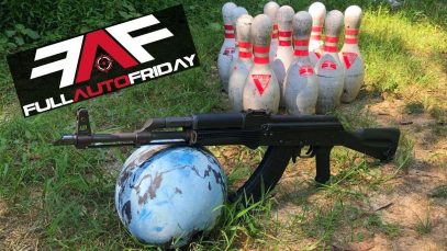 Full Auto Friday! Bowling with an AK-47! ?