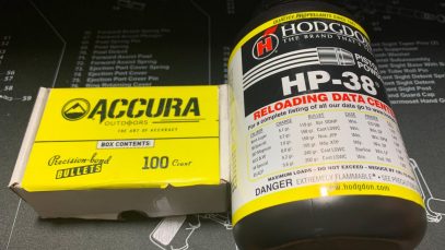 Ladder test Accura 9mm bullets, HP38 and Starline Brassbrass
