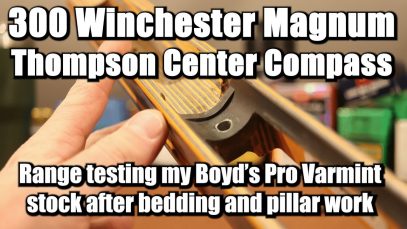 300 Win Mag – Testing my bedding and pillar job