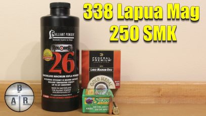 Savage 110 BA Stealth Load test with the 250 SMK and Reloder 26