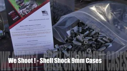 We Shoot! – 9mm Luger Shell Shock Steel Cases