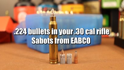 EABCO Sabots – .224 bullets in your .30 cal rifle