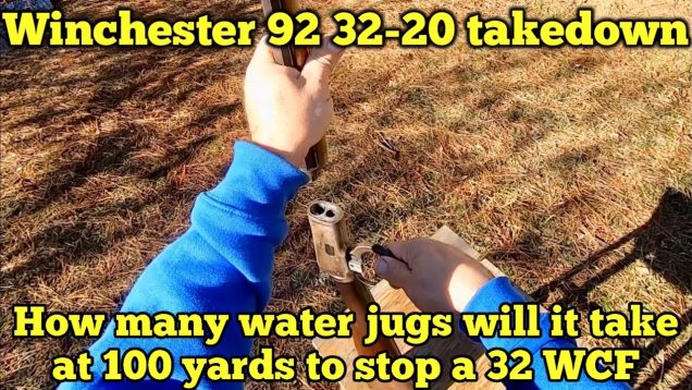 How many milk jugs will it take to stop a 32-20, 100 grain bullet