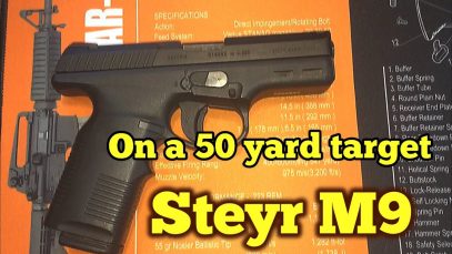 Steyr M9 at 50 yards