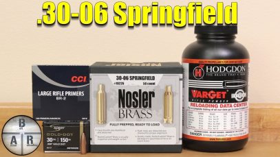 .30-06 Springfield Starting load development with the Speer Gold Dot and Varget