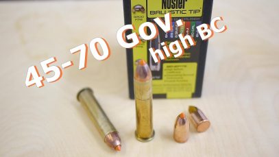 45-70 Government – the modern way with Nosler bullets