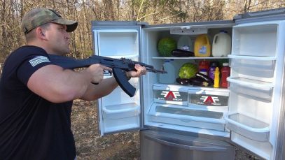 Can A Refrigerator Stop An AK-47??? (Full Auto Friday!)