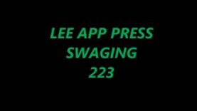 LEE APP PRESS SWAGING 223