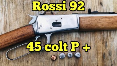 Rossi 92 in 45 Colt using the P plus FTX Plus hollowpoint