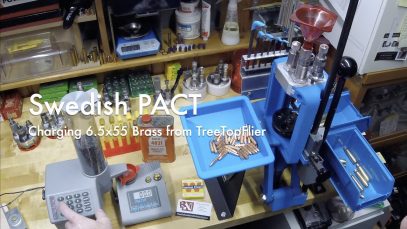 WCChapin | Swedish PACT –  Charging 6.5×55 Brass from TreeTopFlier