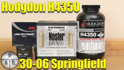 .30-06 Springfield – Hodgdon H4350 with the Speer 150 Gold Dot