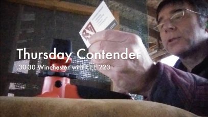 WCChapin | Thursday Contender – .30-30 Winchester with CFE 223