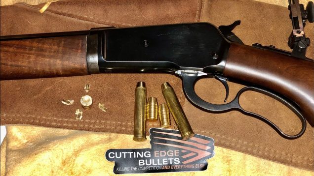 Cutting Edge 350 gr Lever+ Raptor 50-110 at 2450 +fps