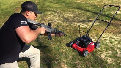Full Auto 458 SOCOM vs Lawn Mower (Full Auto Friday)