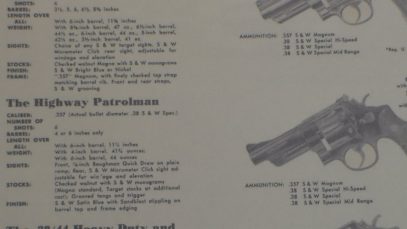 Smith and Wesson Highway Patrolman