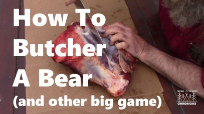 How To Butcher a Bear (and other big game)