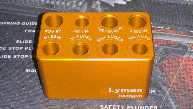 Lyman ammo checker