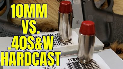 .40S&W vs 10mm for Woods Defense 200gr Underwood Hardacst