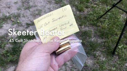 WCChapin | Skeeter Beater – .45 Colt Shotshells in the Ruger Vaquero