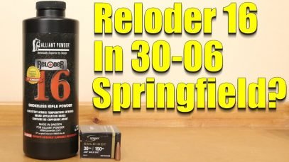 30-06 Springfield – Alliant Reloder 16 with the 150 Speer Gold Dot
